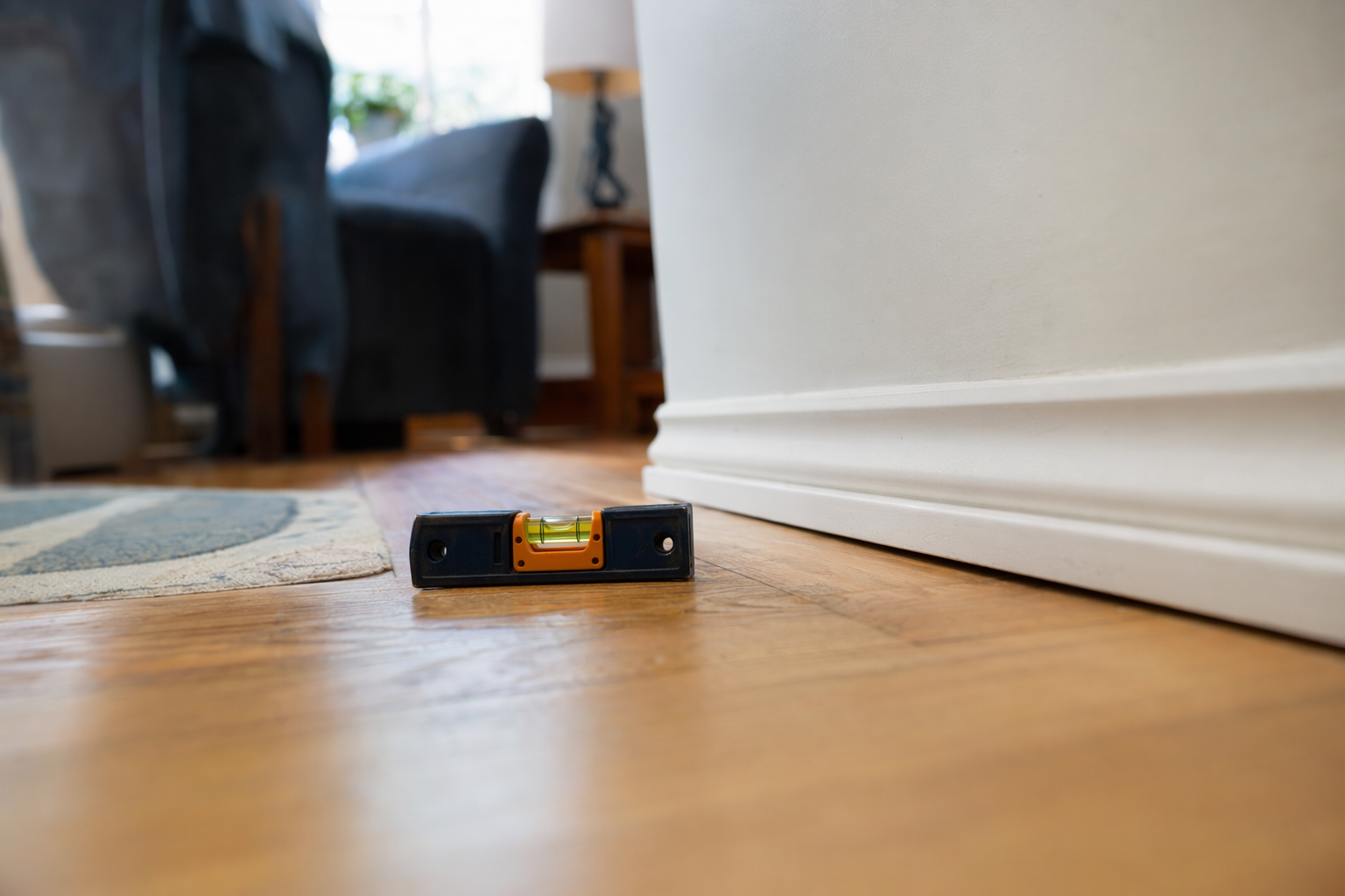 Illustration for Sloping or Uneven Floors — What It Means