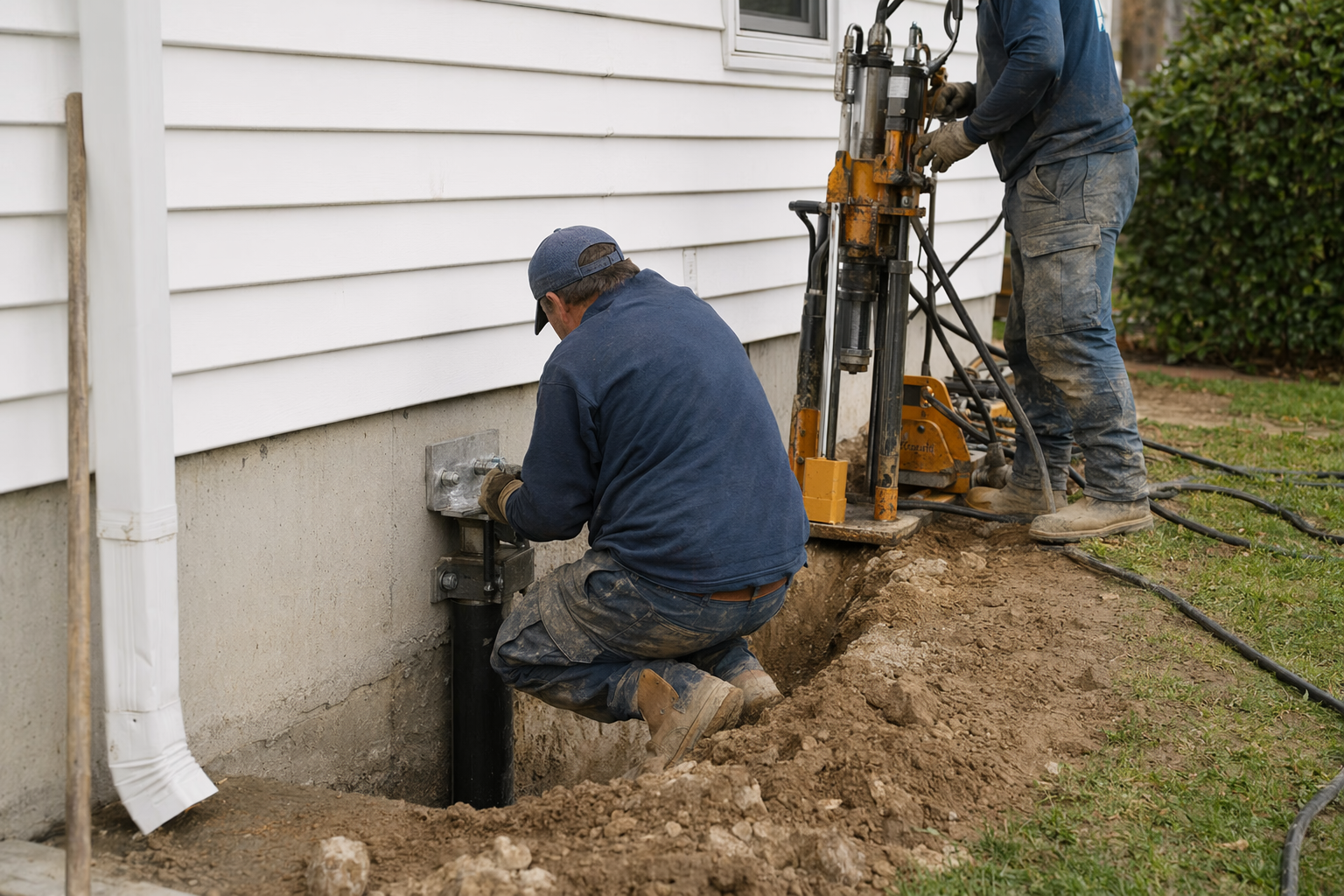 Illustration for Foundation repair methods compared